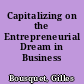 Capitalizing on the Entrepreneurial Dream in Business French