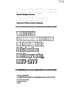 Written communication in business : a selective bibliography, 1967-1977 /
