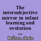 The intersubjective mirror in infant learning and evolution of speech /