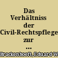Das Verhältniss der Civil-Rechtspflege zur Verwaltung in Hamburg und das Verfahren in Gesindestreitigkeiten