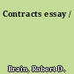 Contracts essay /