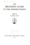 The Brandeis guide to the modern world /