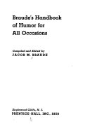 Handbook of humor for all occasions.