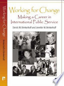 Working for change : making a career in international public service /