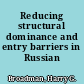 Reducing structural dominance and entry barriers in Russian industry