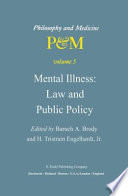 Mental Illness : Law and Public Policy /