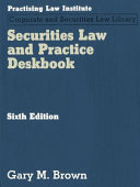 Securities law and practice deskbook /