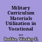 Military Curriculum Materials Utilization in Vocational Education. Final Report