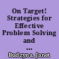 On Target! Strategies for Effective Problem Solving and Critical Thinking in the Workplace