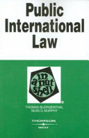 Public international law in a nutshell /
