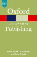 A dictionary of publishing /