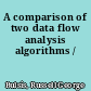 A comparison of two data flow analysis algorithms /