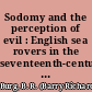 Sodomy and the perception of evil : English sea rovers in the seventeenth-century Caribbean /