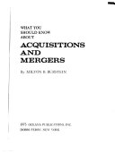 What you should know about acquisitions and mergers /