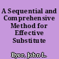 A Sequential and Comprehensive Method for Effective Substitute Teaching