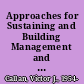 Approaches for Sustaining and Building Management and Leadership Capability in VET Providers