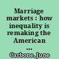 Marriage markets : how inequality is remaking the American family /