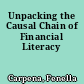 Unpacking the Causal Chain of Financial Literacy