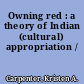 Owning red : a theory of Indian (cultural) appropriation /
