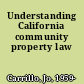 Understanding California community property law