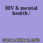 HIV & mental health /