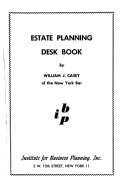Estate planning desk book.