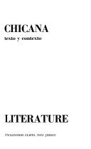Literatura chicana : texto y contexto. Chicano literature; text and context /