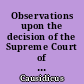 Observations upon the decision of the Supreme Court of the state of New-York in the case of Burhans and Brackie, his wife vs. Blanchan and Blanchan