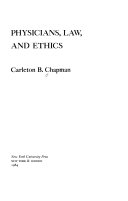 Physicians, law, and ethics /