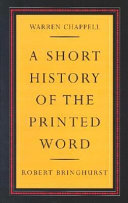 A short history of the printed word /