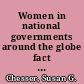 Women in national governments around the globe fact sheet /