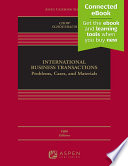 International business transactions : problems, cases, and materials /