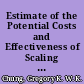 Estimate of the Potential Costs and Effectiveness of Scaling Up CRESST Assessment Software