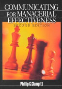 Communicating for managerial effectiveness /