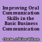 Improving Oral Communication Skills in the Basic Business Communication Course