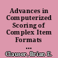 Advances in Computerized Scoring of Complex Item Formats : a Special Issue of Applied Measurement in Education.