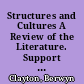 Structures and Cultures A Review of the Literature. Support Document 2 /