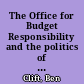 The Office for Budget Responsibility and the politics of technocratic economic governance /
