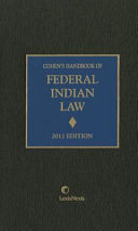 Cohen's handbook of federal Indian law.