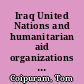Iraq United Nations and humanitarian aid organizations [June 2, 2003] /