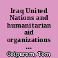 Iraq United Nations and humanitarian aid organizations [March 2, 2005] /