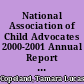 National Association of Child Advocates 2000-2001 Annual Report from the President
