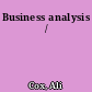 Business analysis /