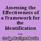 Assessing the Effectiveness of a Framework for the Identification of Information Needs in Program Evaluation