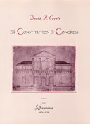 The Constitution in Congress : the Jeffersonians, 1801-1829 /