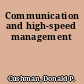 Communication and high-speed management