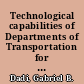 Technological capabilities of Departments of Transportation for digital project management and delivery /