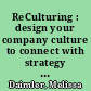 ReCulturing : design your company culture to connect with strategy and purpose for lasting success /