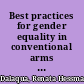 Best practices for gender equality in conventional arms control survey results /