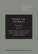 Energy law and policy /